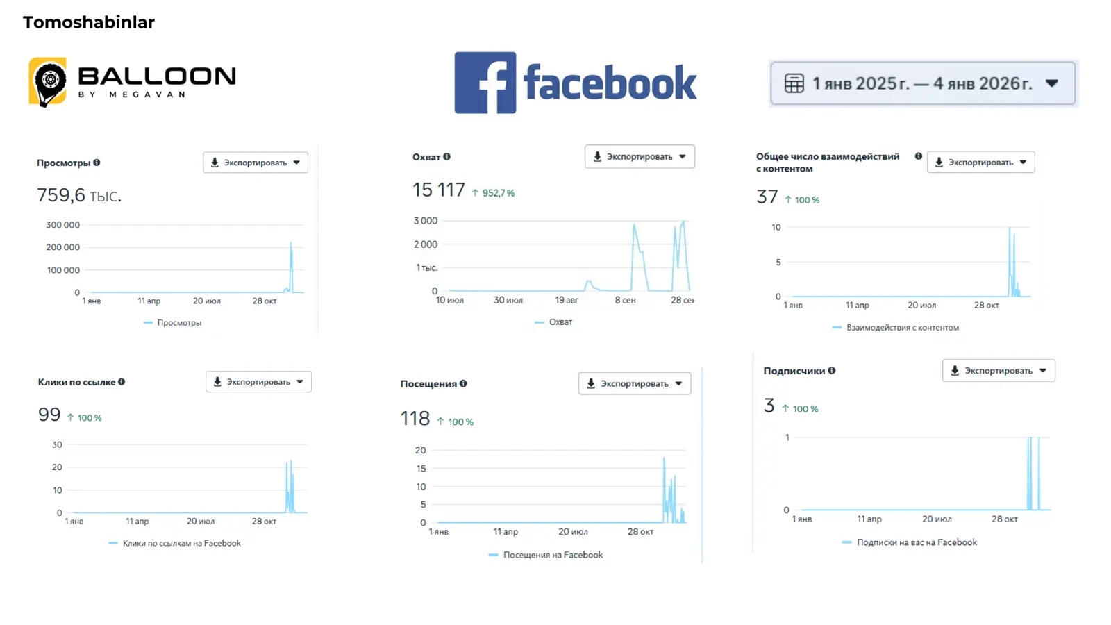 Facebook · Balloon · yil yakuni